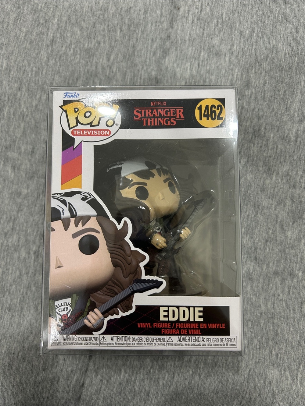 Brand New Limited Edition Funko Pop! Stranger Things Eddie - Black, Brown, Cream
